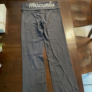 XS Abercrombie grey yoga pants